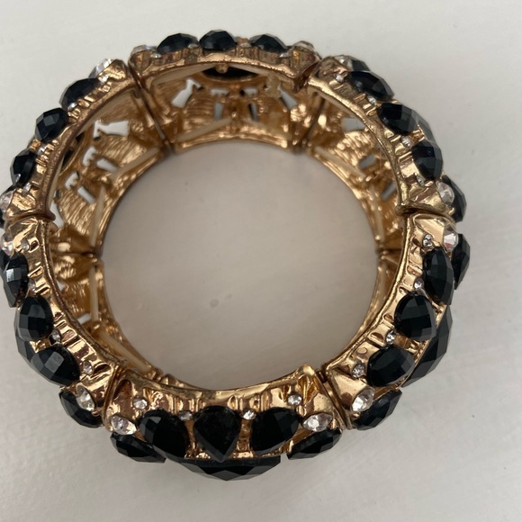 Bangle Stretch Black & Gold - Picture 2 of 7